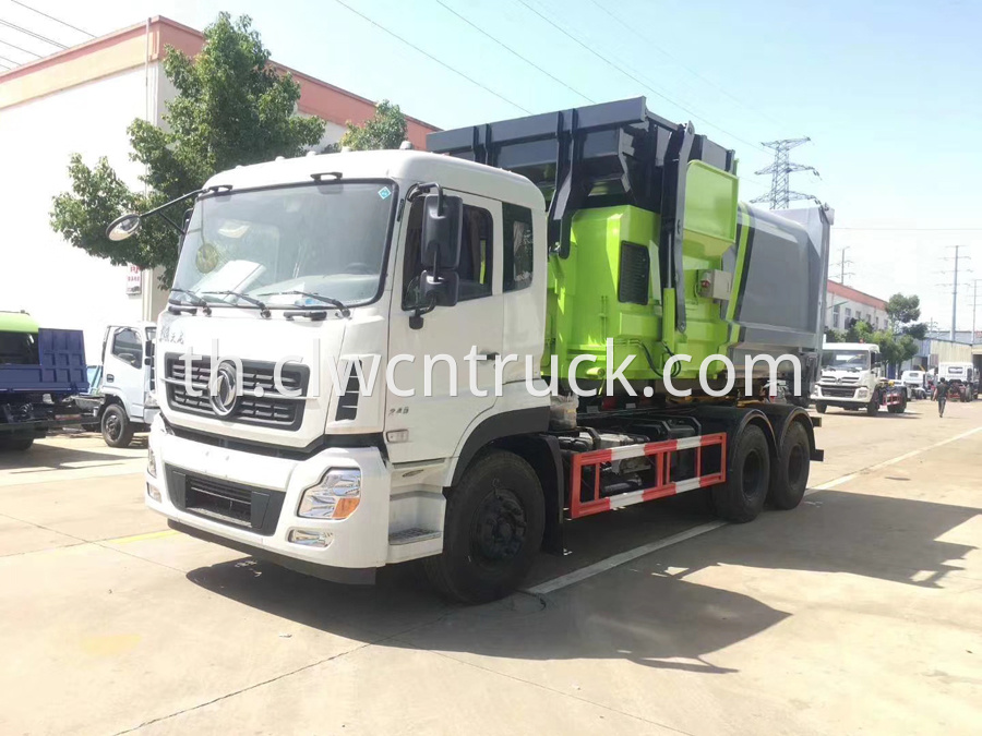 waste management roll off truck